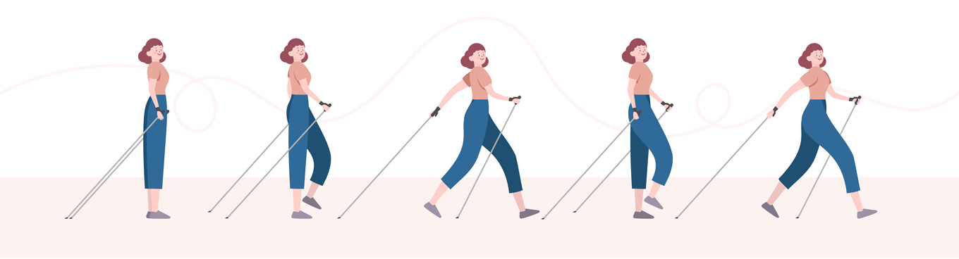 nord walking tecnica base